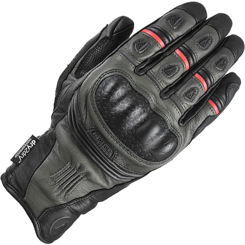 Oxford Mondial Short Motorcycle Gloves M Tech Green