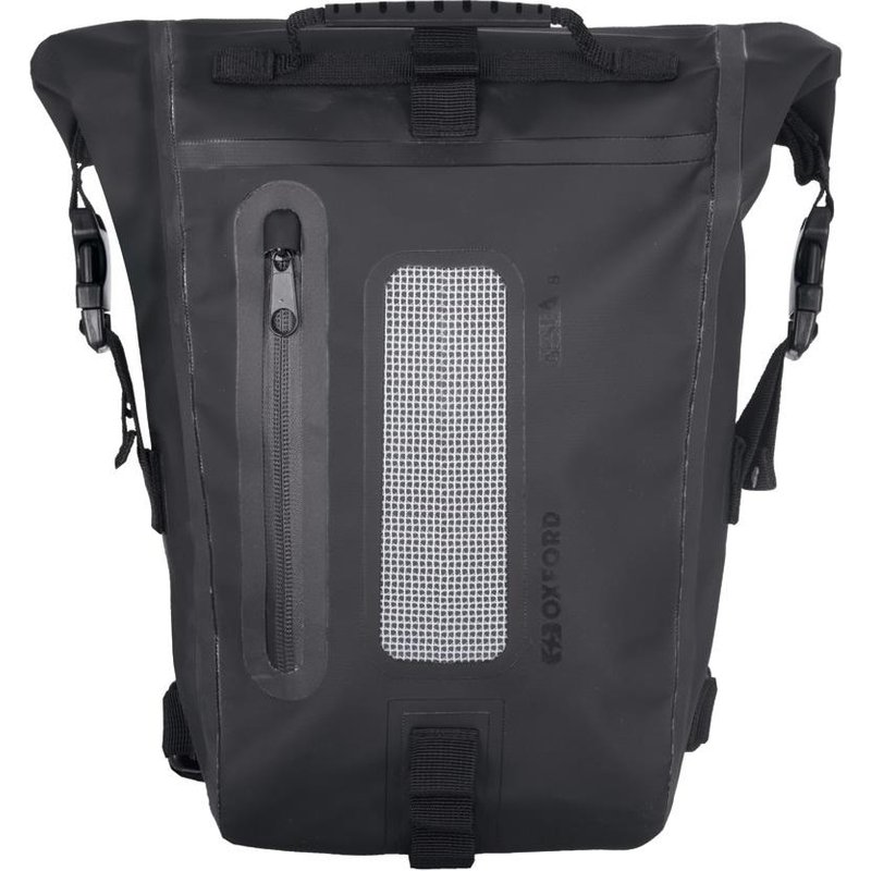 Oxford Aqua T8 Waterproof Roll Top Tail Pack 8L Black