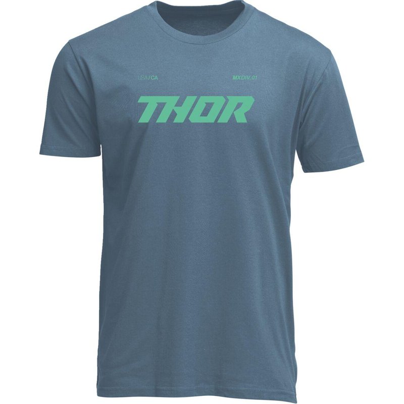 3030-25069 - Thor Mens Adult Brave T-Shirt 3X-Large - Petrol Blue