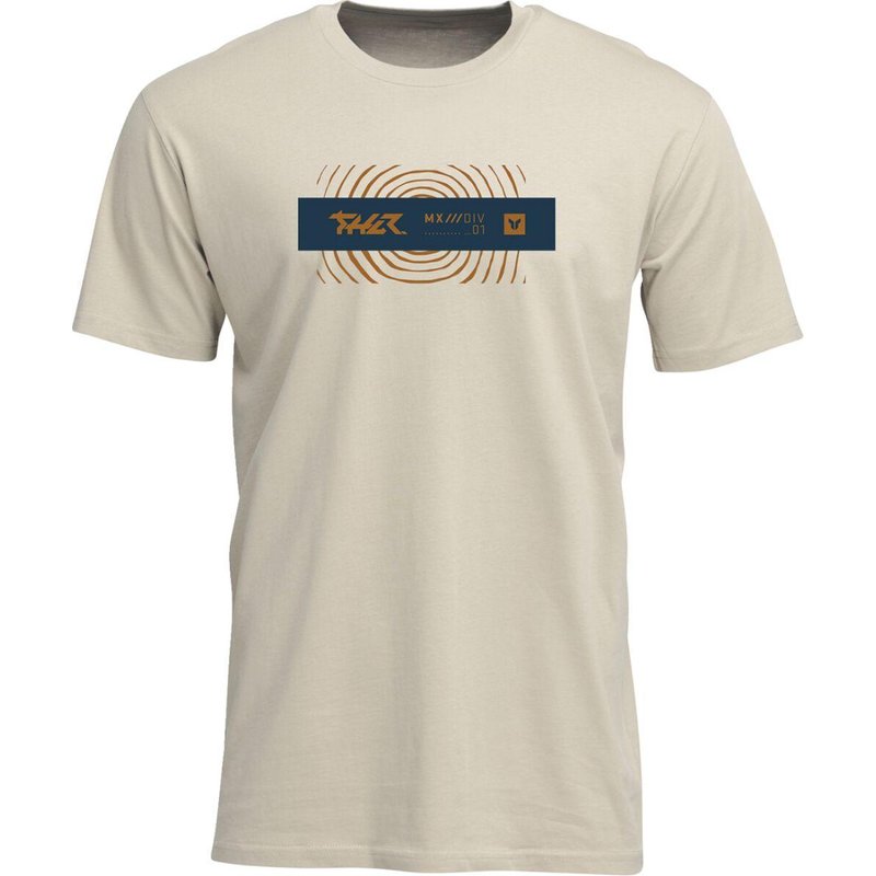 3030-25146 - Thor Mens Adult Mind Control T-Shirt XX-Large - Cream/Navy/Tan