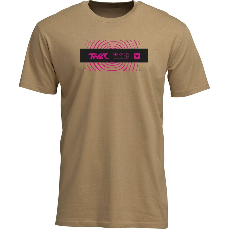 3030-25140 - Thor Mens Adult Mind Control T-Shirt X-Large - Black/Caramel/Pink
