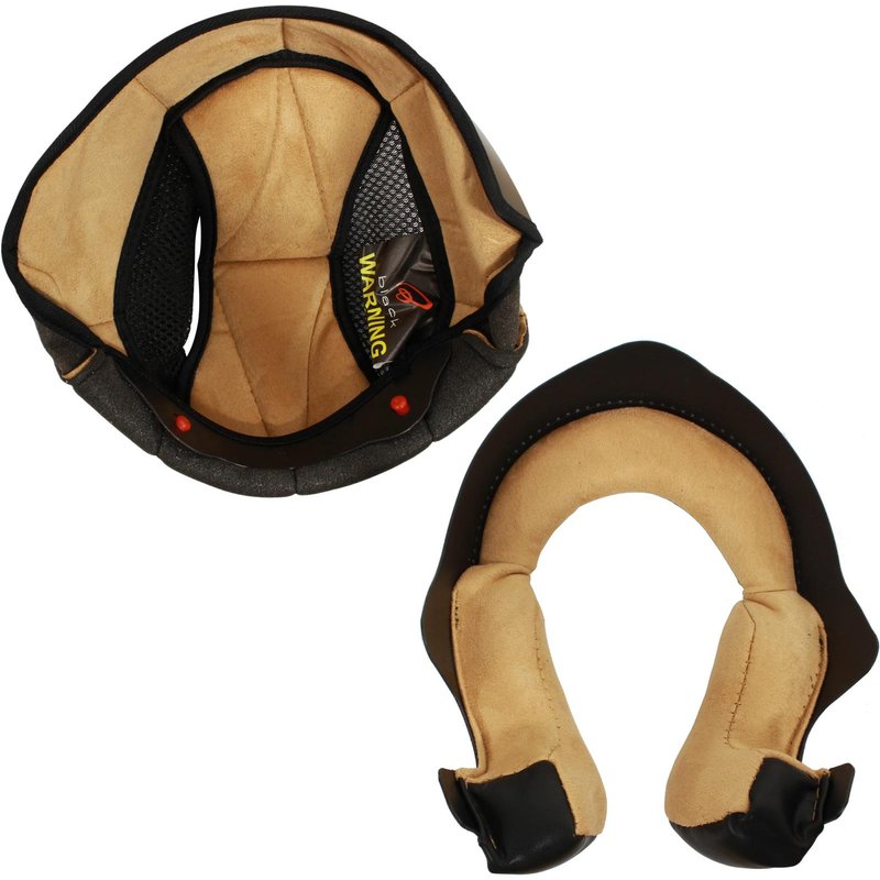 Black Classic Replacement Helmet Liner XS Brown