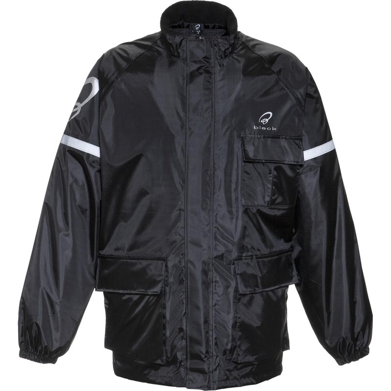 Black Spectre Waterproof Motorcycle Jacket XXL Black (A-050)