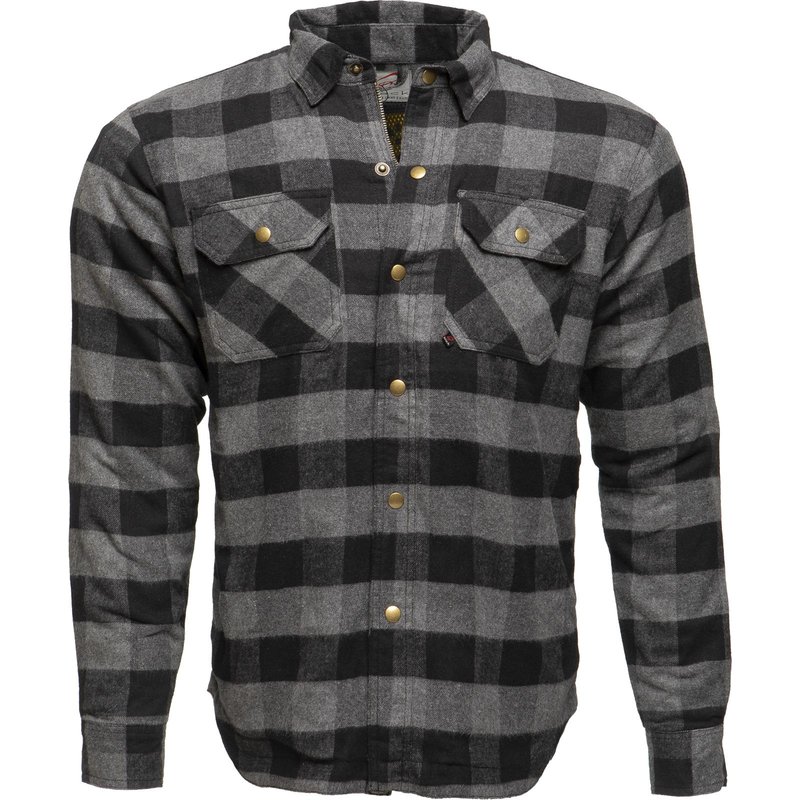 Black Coyote Kevlar Motorcycle Shirt M Grey Black