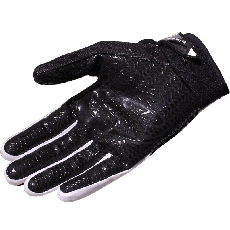 Black MX Splat Motocross Gloves XXL White