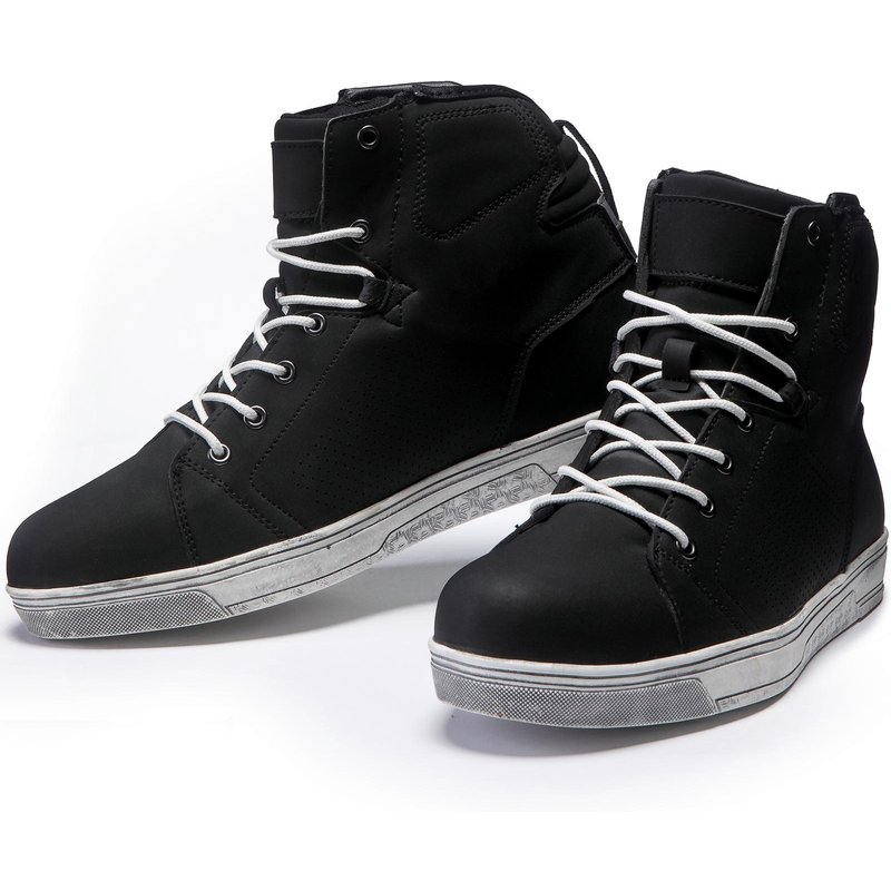 Black Motion WP Ankle Motorcycle Boots 43 Black (UK 9)