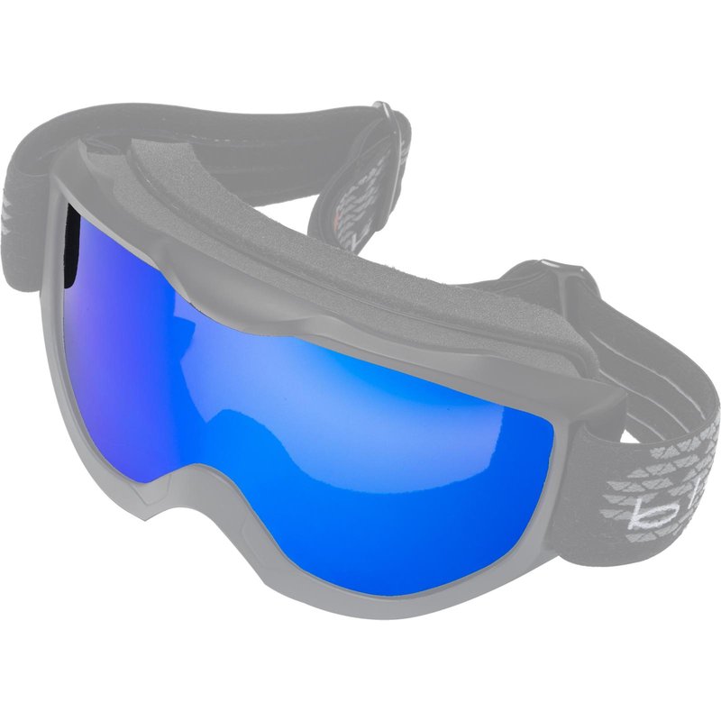 Black Granite Motocross Goggle Lens Blue/Mirror