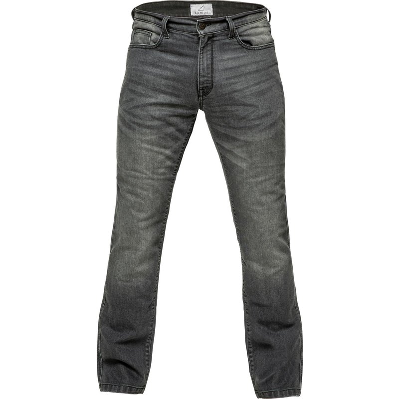 Agrius Buffer Straight Leg Motorcycle Jeans 38 Dark Grey (Standard Leg)