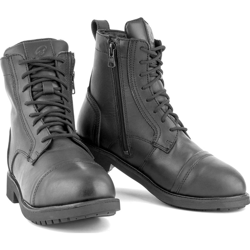 Black Guard Oxford Motorcycle Boots 41 Black (UK 7)