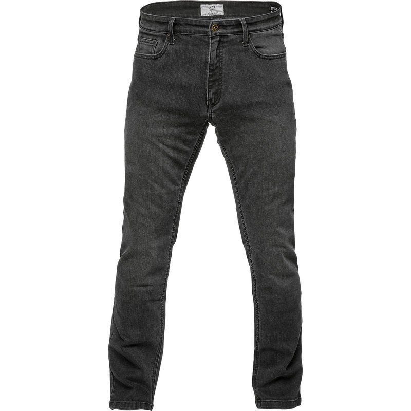 Black Blockade Straight Leg Motorcycle Jeans 34 Black (Standard Leg)
