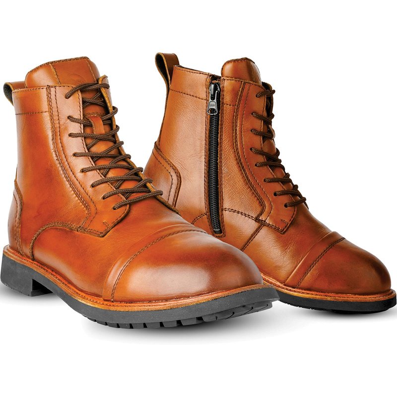 Black Guard Oxford Motorcycle Boots 45 Brown (UK 11)