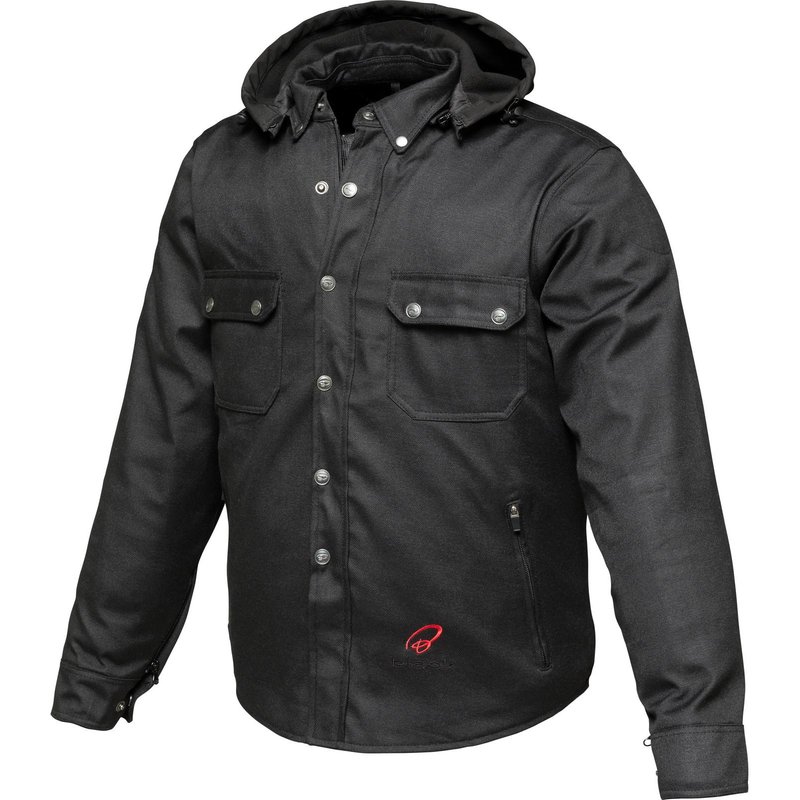 Black Forge Armoured Motorcycle Shirt XXL Black