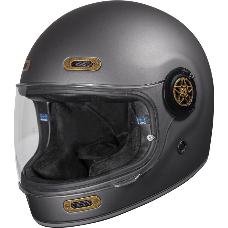 Black Orbit Motorcycle Helmet XXL Matt Bronze