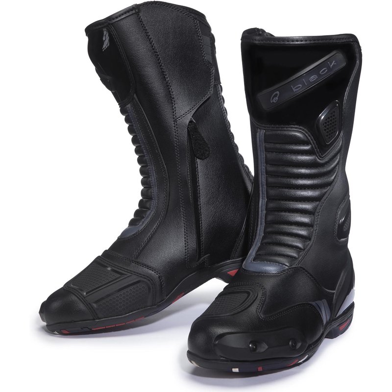 Black Rapid WP Motorcycle Boots 44 Black (UK 10)