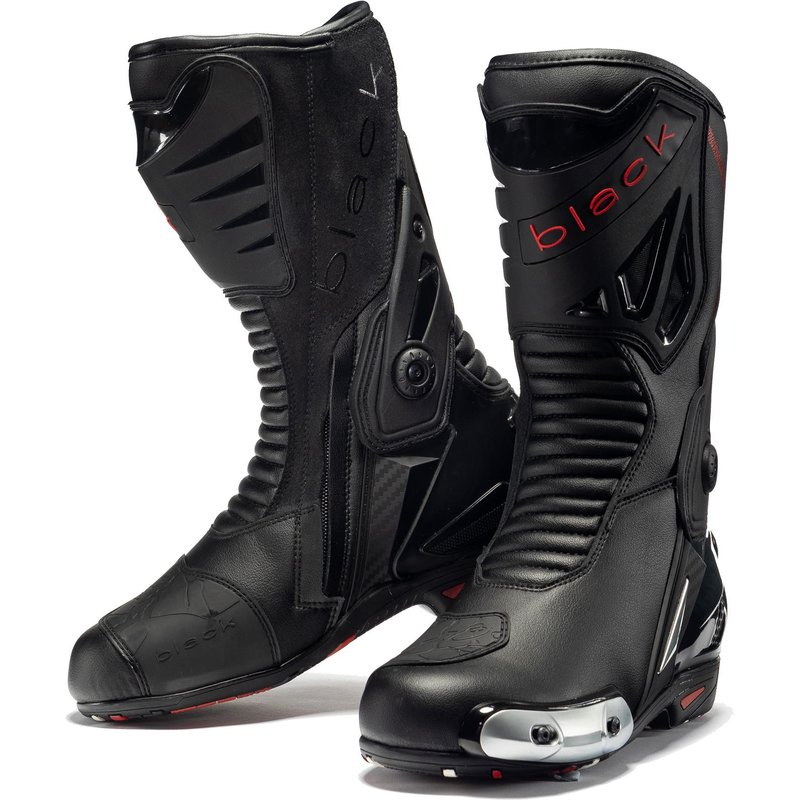Black Panther Sports Motorcycle Boots 44 Black (UK 10)
