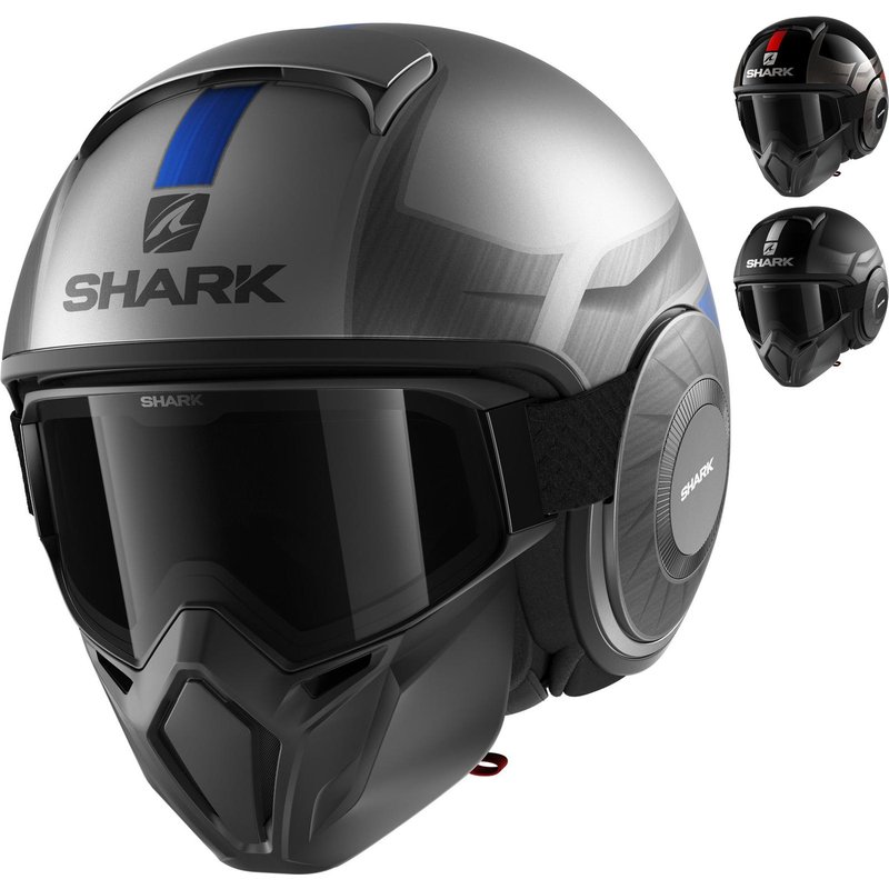 Shark Street-Drak Tribute RM Open Face Motorcycle Helmet