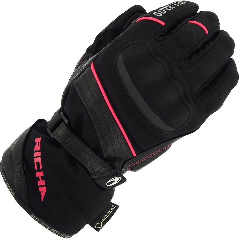 Richa Diana Gore-Tex Ladies Motorcycle Gloves S Black Pink