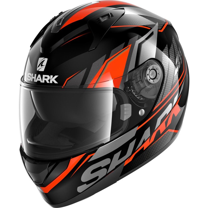 Shark Ridill Phaz Motorcycle Helmet M Black Orange Anthracite (KOA)
