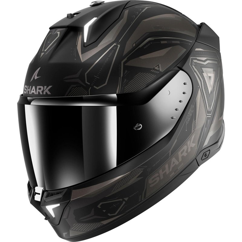 Shark Skwal i3 Linik Motorcycle Helmet S Matt Black Anthracite (KAA)