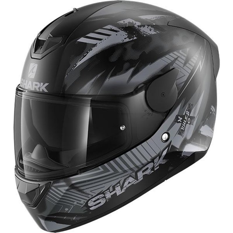 Shark D-Skwal 2 Penxa Motorcycle Helmet M Matt Black Anthracite (KAA)