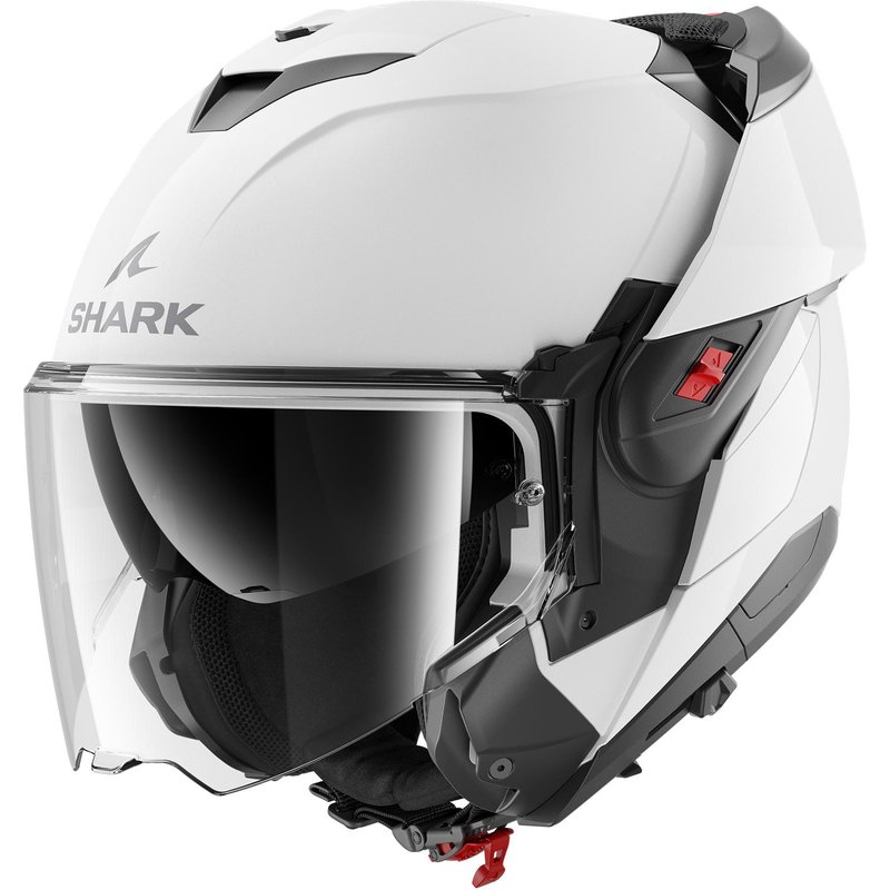 Shark Oxo Blank Flip Front Motorcycle Helmet XXL Pearly White (W05)