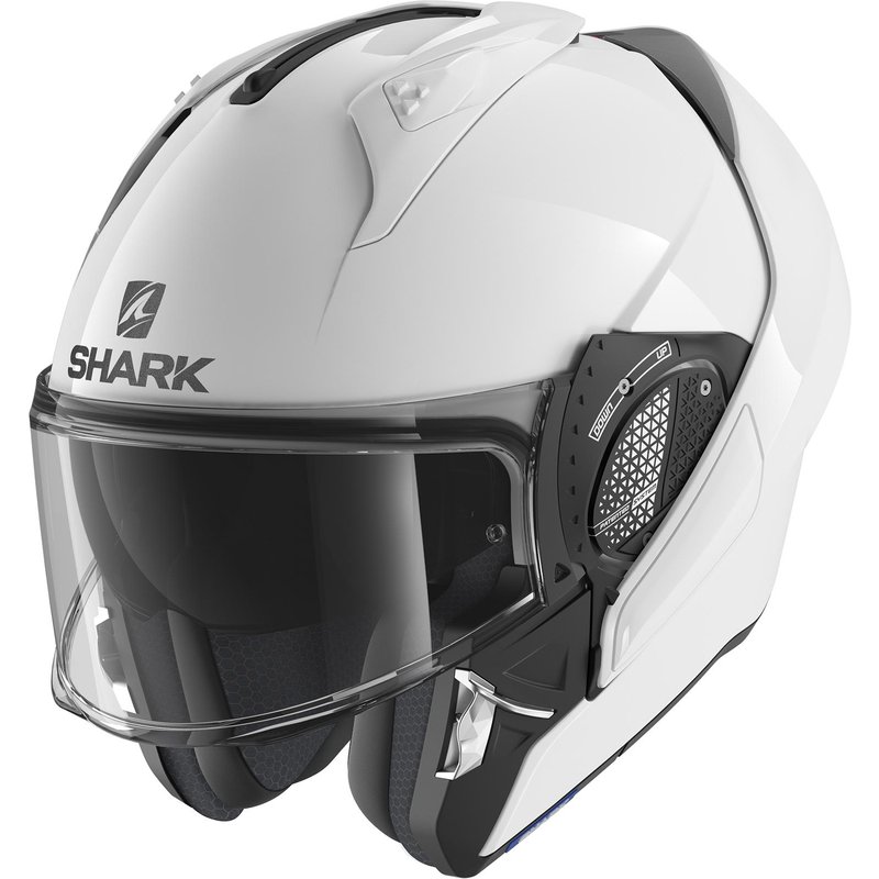 Shark Evo-GT Blank Flip Front Motorcycle Helmet S White (WHU)