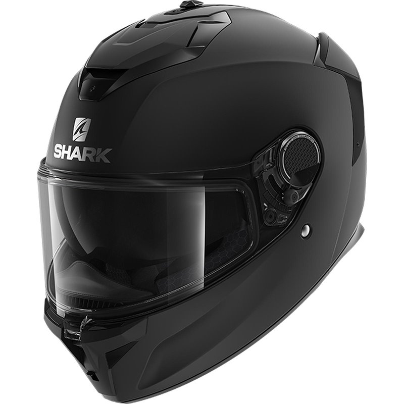 Shark Spartan GT Blank Mat Motorcycle Helmet XS Matt Black (KMA)