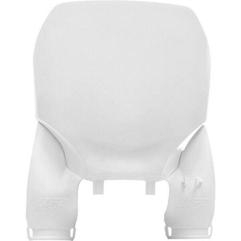 YA05804#046 - UFO Front Number Board With Extension For Yamaha YZF250 2024-2026 - White