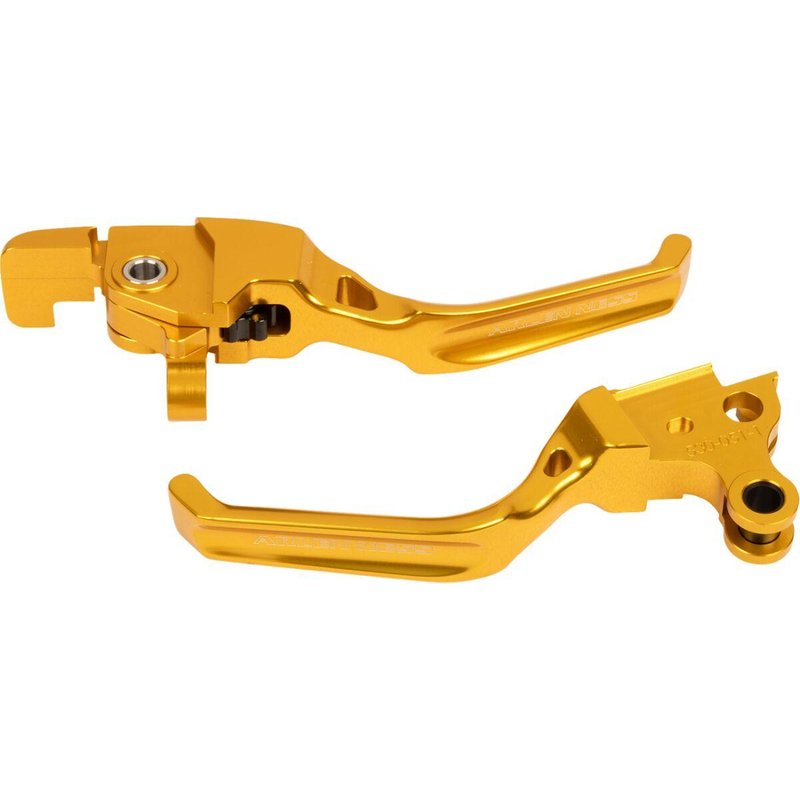 530-040 - Arlen Ness Method Lever Set For Harley Davidson FLHX 1923 2024 - Gold