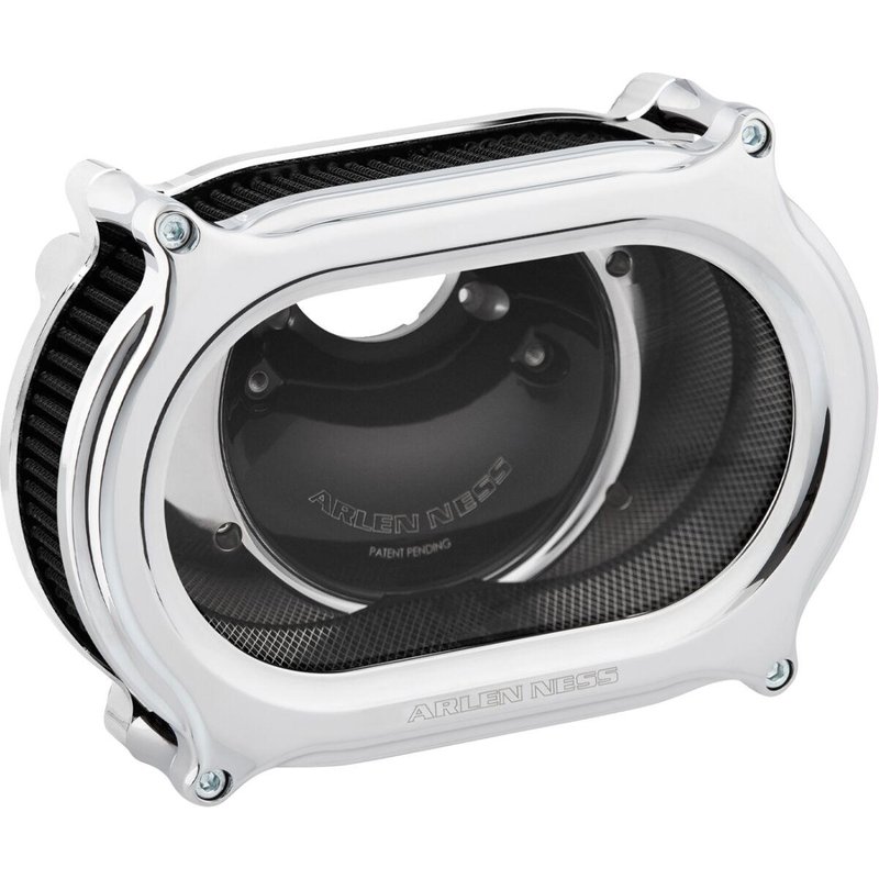 600-213 - Arlen Ness Stage 2 Method Air Cleaner Kit For Harley Davidson FLHX 1923 2024-2026 - Chrome