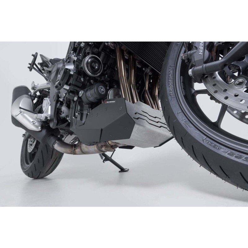 MSS.01.211.10000 - SW Motech Front Spoiler For Honda CB 1000 2025 - Silver/Black