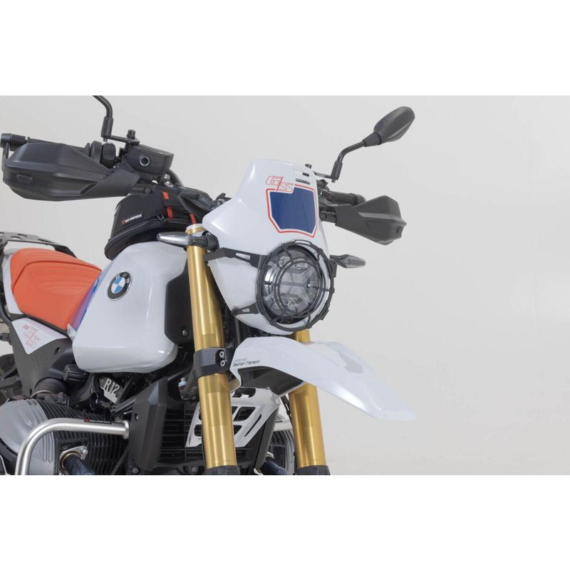 LPS.07.997.10000/B - SW Motech Headlight Guard For BMW R 12 G/S ABS 2025-2026 Front Black/Powder-Coated Clear