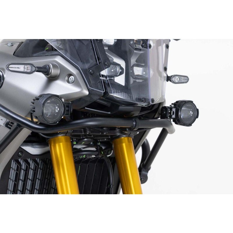 NSW.06.799.61100/B - SW Motech EVO High Beam Lights For Yamaha XTZ 700 2024-2026 Left and Right Front Black Clear