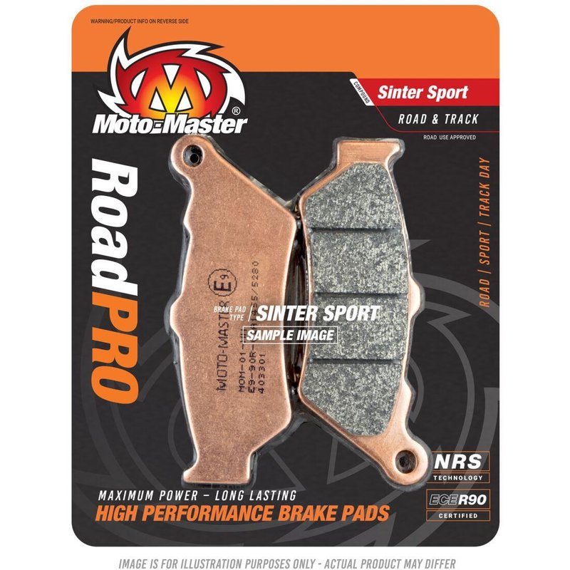 413705 - Moto Master RoadPro Sinter Sport Brake Pads For Kawasaki Eliminator 500 ABS 2024-2026 Front Left