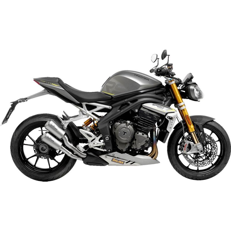 15247 - LeoVince LV-10 Silencer For Triumph Speed Triple 1200 RR 2022-2024 - Stainless