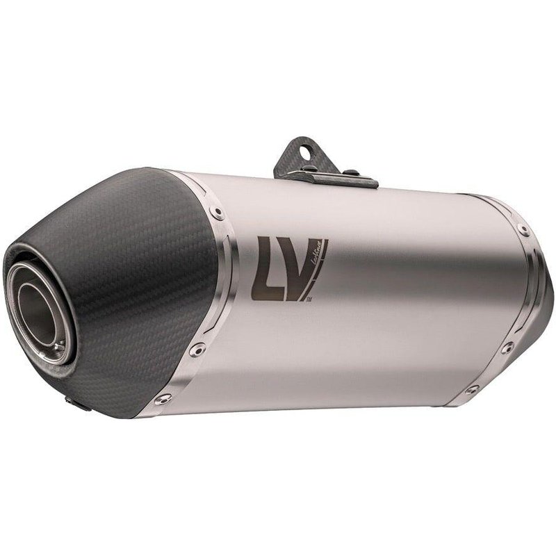 15613 - LeoVince LV-14 Stainless Steel Silencer For Moto Guzzi Stelvio 1000 2024-2025 Right