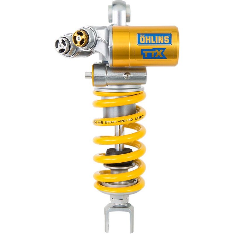 YA 469 - Ohlins TTX GP Shock Absorber For Yamaha YZF-R6 600 2006-2020 Rear 293.00 mm (11.55") - Chrome/Yellow