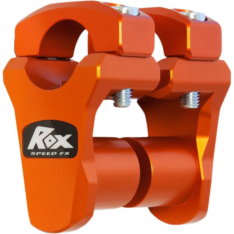 3R-P2PPLO - Rox Speed FX Pivoting Handlebar Risers For 1-1/8" Bar Clamps For KTM Adventure 1190 2013-2016 44.5mm (1-3/4") - Orange