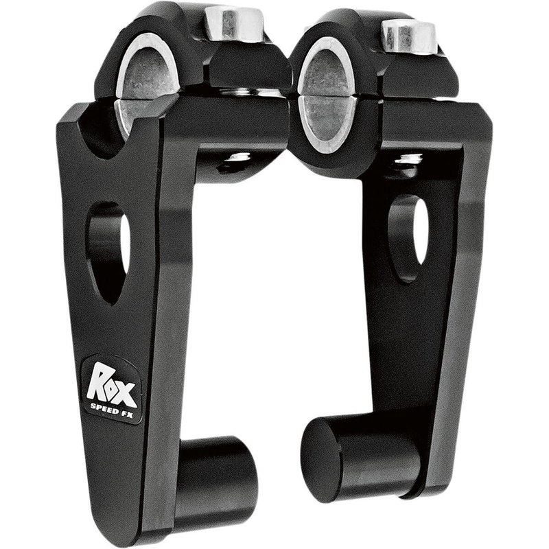 1R-P3SEK - Rox Speed FX Elite Pivoting Handlebar Risers For 7/8" & 1-1/8" Handlebars 88.9mm (3-1/2") - Black