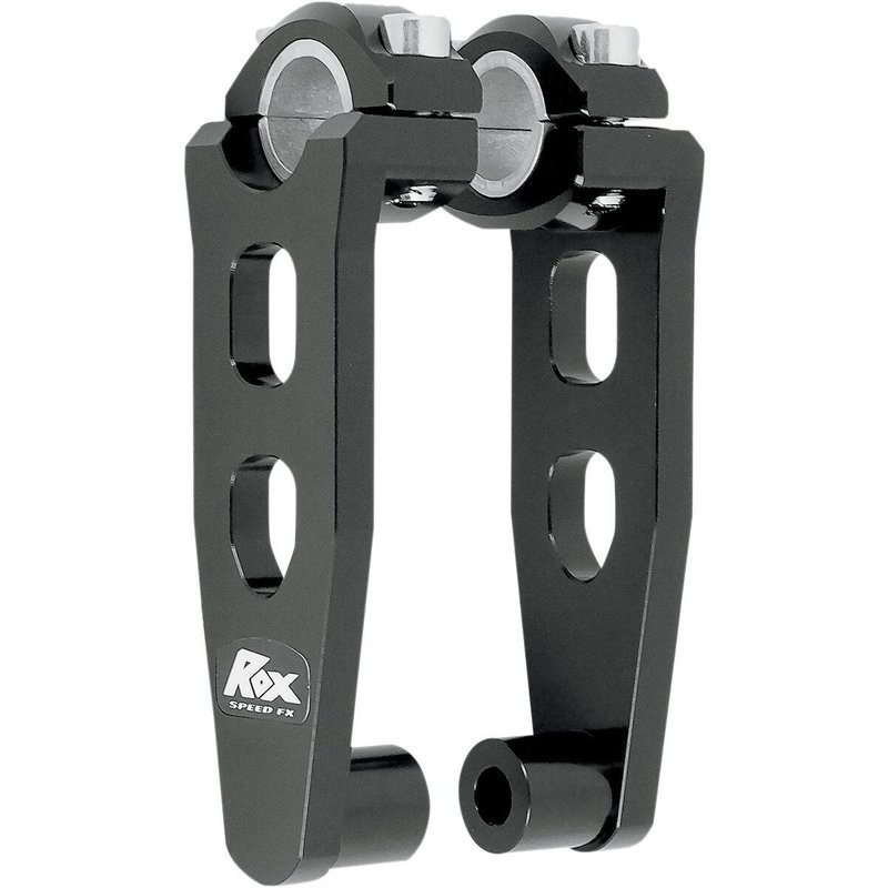 1R-P5SEK - Rox Speed FX Elite Pivoting Handlebar Risers For 7/8" & 1-1/8" Handlebars For Honda CRF250R 2018-2021 12.5 cm (5") - Black