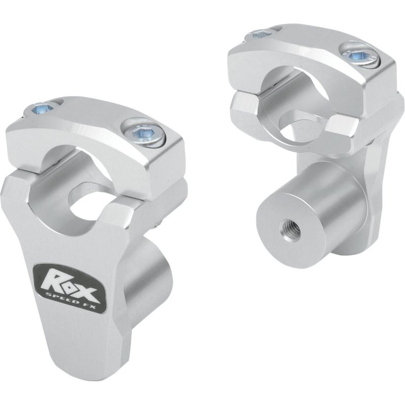 3R-P2PPL - Rox Speed FX Pivoting Handlebar Risers For 1-1/8" Bar Clamps For KTM Adventure 1090 2018 44.5mm (1-3/4") - Chrome