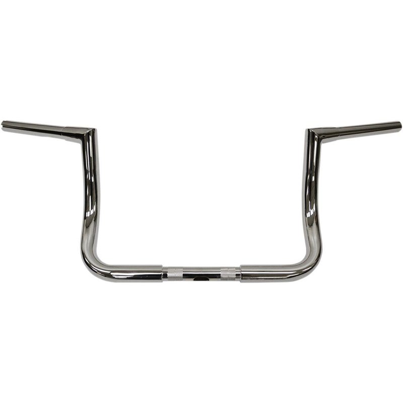 0601-2562 - Todds 1-1/4" Bagger Ape Hanger Handlebar For Harley Davidson FLH 1868 2021 25.5 cm (10") - Chrome