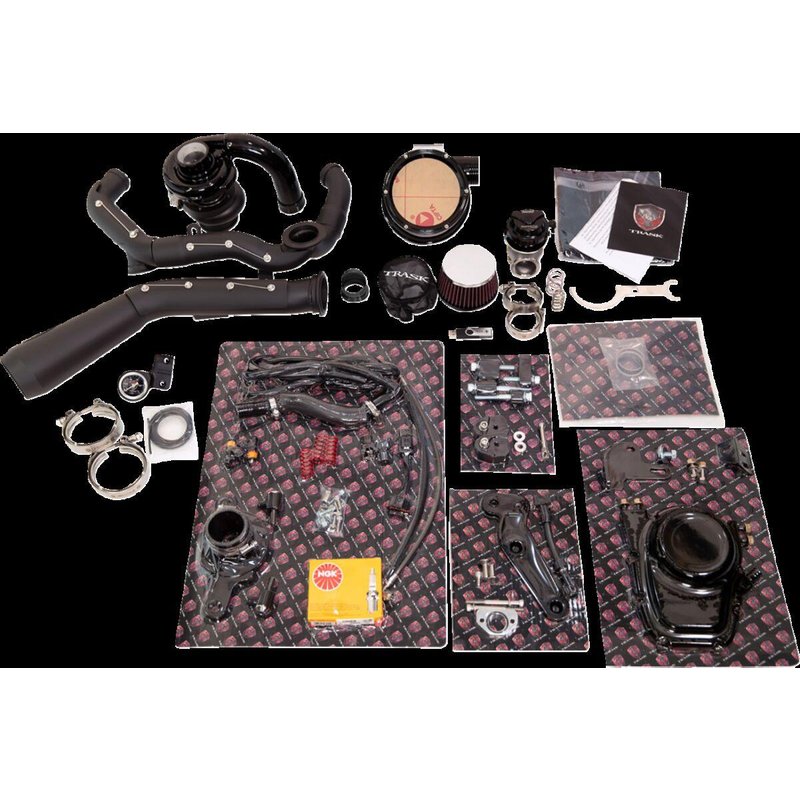 TM-7600-BK - Trask Tornado Turbo Performance Kit For Harley Davidson FLDE 1750 2018-2020 - Black