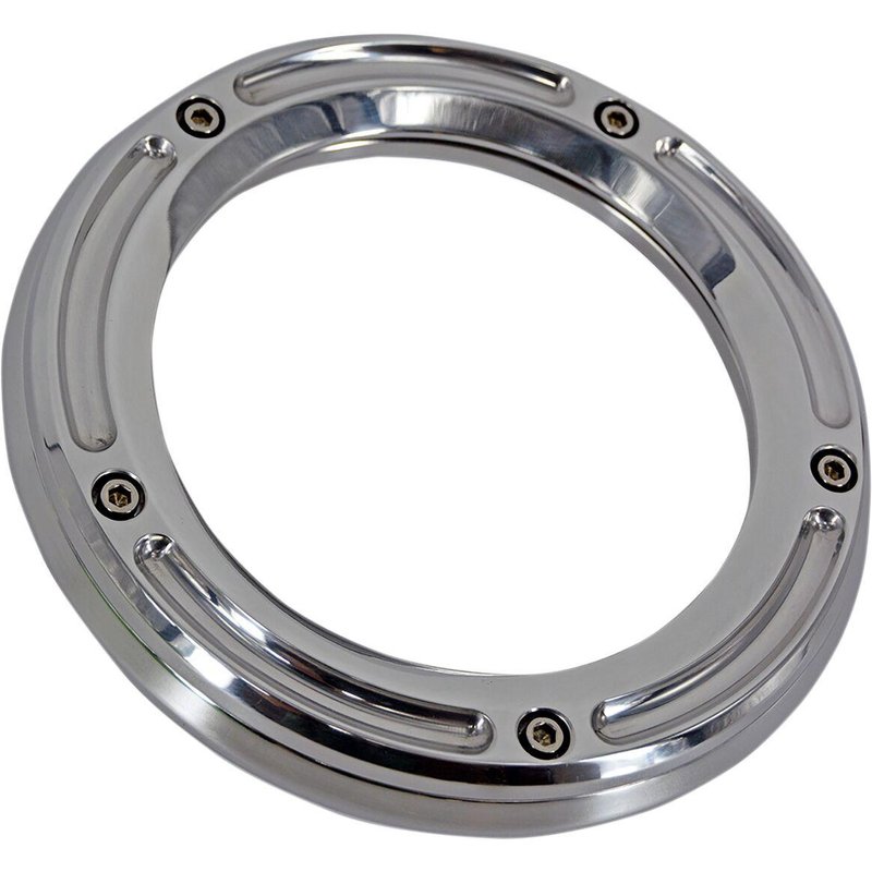TM-0040CH - Trask Assault Derby Cover For Harley Davidson FLD 1690 2012-2013 - Chrome