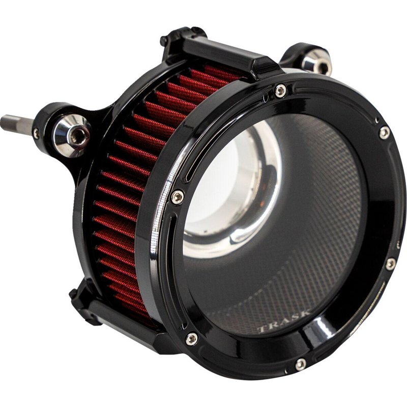 TM-1023GBK - Trask Assault Charge High-Flow Air Cleaner For Harley Davidson FLDE 1750 2018-2020 - Black