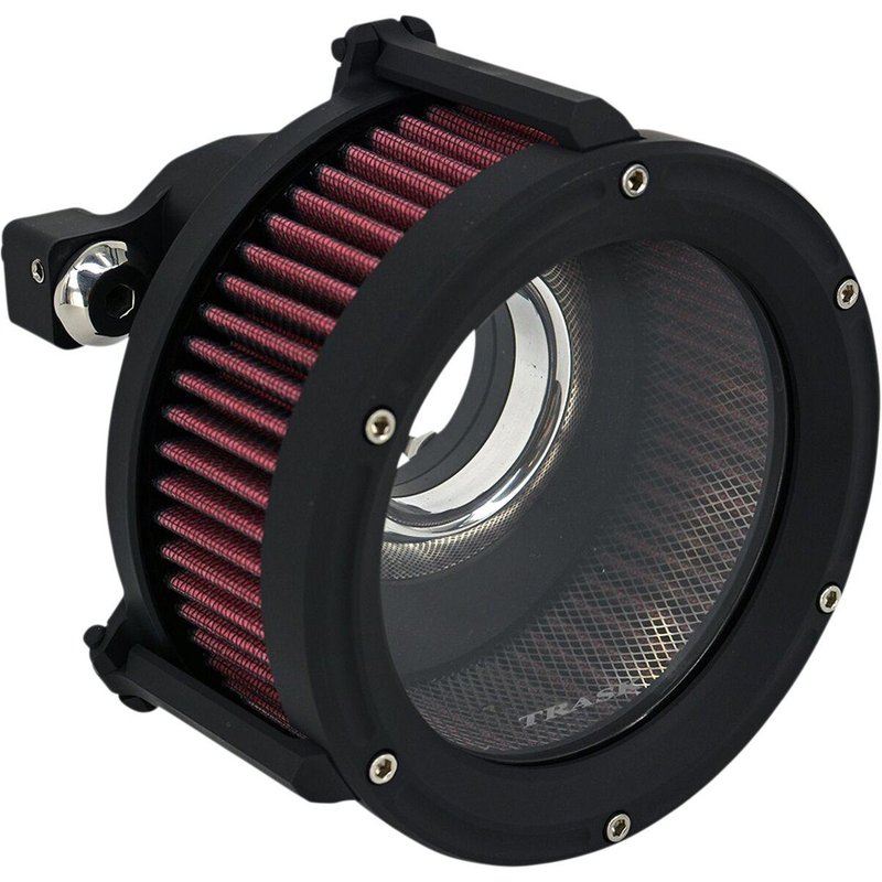 TM-1022-BK - Trask Assault Charge High-Flow Air Cleaner For Harley Davidson XL 1200 C 1996-2020 - Black