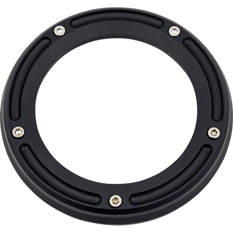 TM-0041MBK - Trask Assault Derby Cover with Window For Harley Davidson FLH 1868 2021 - Black