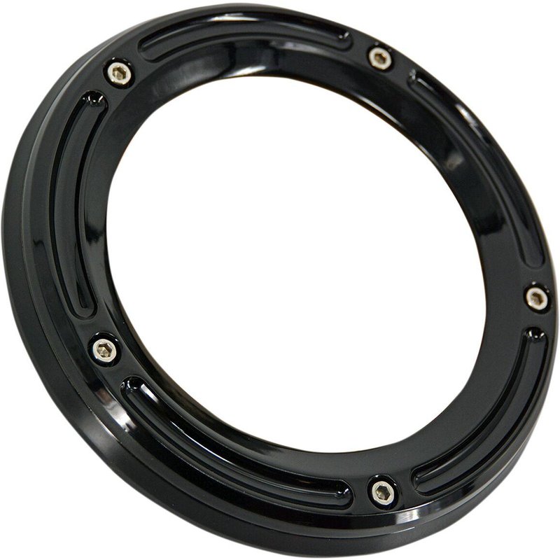 TM-0041BK - Trask Assault Derby Cover with Window For Harley Davidson FLH 1868 2021 - Black