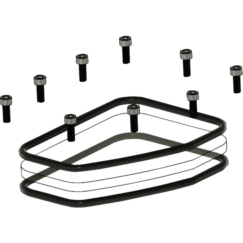 TM-017-RK - Trask Assault Cam Cover Repair Kit For Harley Davidson FLD 1690 2012-2013 - Raw