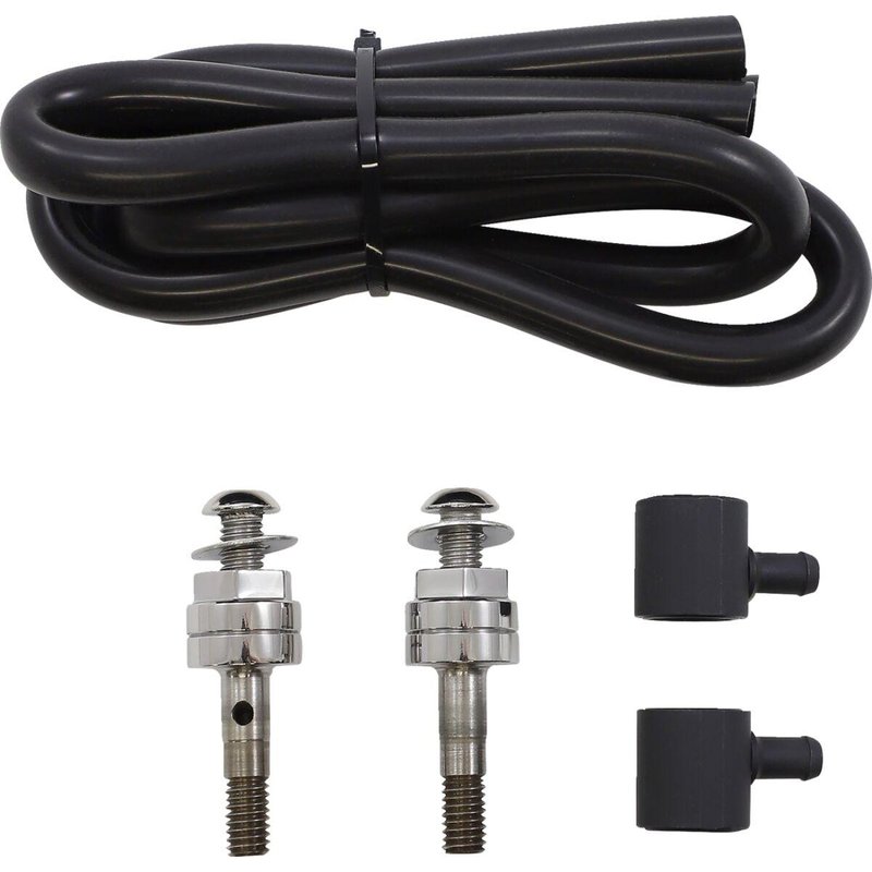 TM-1020-11 - Trask External Breather Kit For Assault Charge Air Cleaner For Harley Davidson FLD 1690 2012-2013 - Black